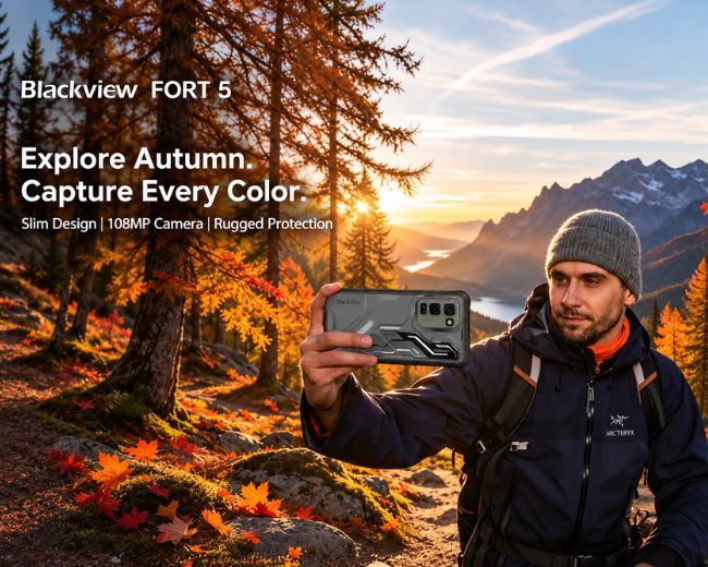 Exploring Autumn Forest Trails with Blackview FORT 5: Slim, Rugged and Ready to Capture Every Color